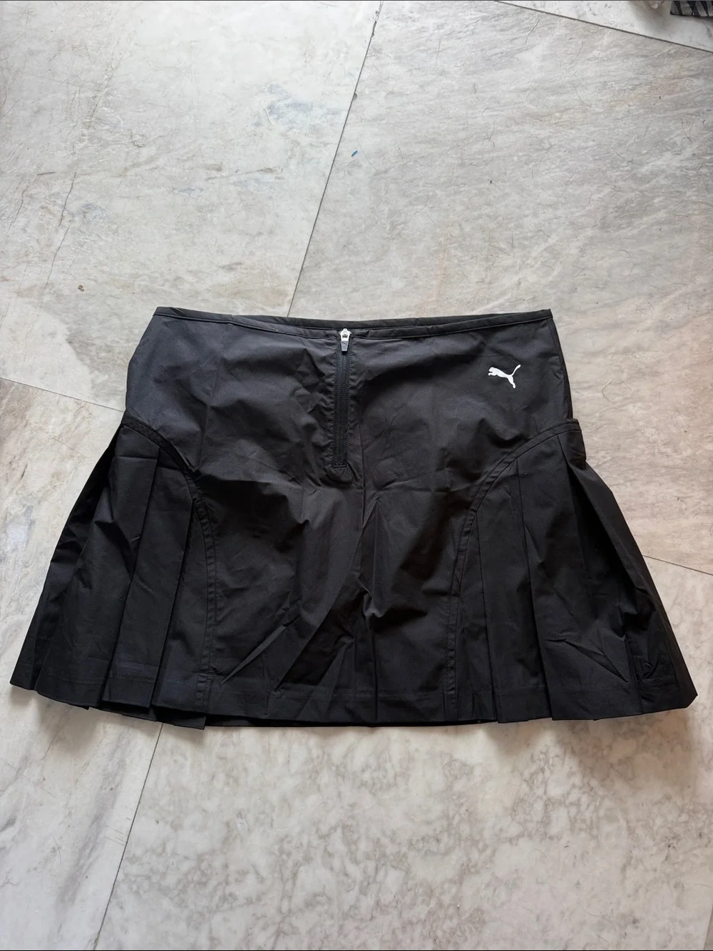 PUMA Dare To Woven Short Tennis Skirt | Black | Size L